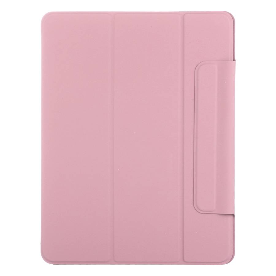 For iPad Air 13 2024 / 2025 / Pro 12.9 2020 Double-sided Magnetic Flip PU Leather ... (Light Pink)