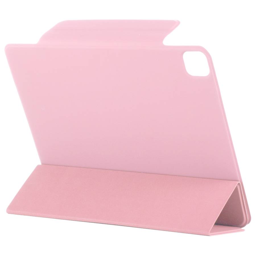For iPad Air 13 2024 / 2025 / Pro 12.9 2020 Double-sided Magnetic Flip PU Leather ... (Light Pink)