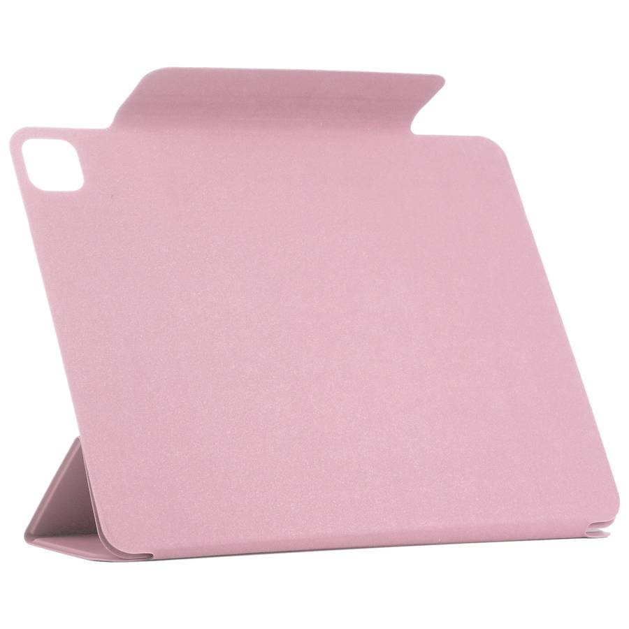 For iPad Air 13 2024 / 2025 / Pro 12.9 2020 Double-sided Magnetic Flip PU Leather ... (Light Pink)