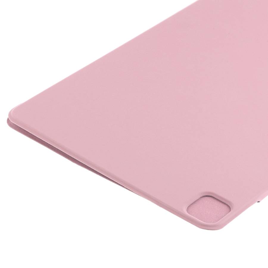 For iPad Air 13 2024 / 2025 / Pro 12.9 2020 Double-sided Magnetic Flip PU Leather ... (Light Pink)