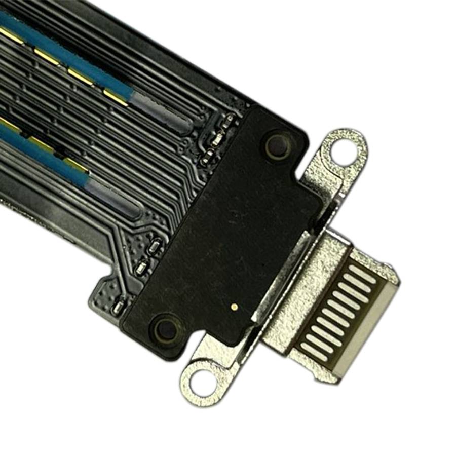Charging Port Flex Cable for iPad Pro 12.9 inch 2021 (5th gen) A2379 A2461 A2462 (Black)