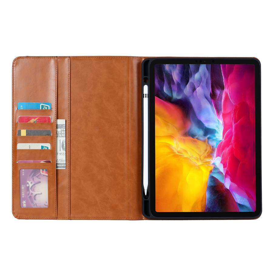 Knead Skin Texture Horizontal Flip Leather Case for iPad Pro 12.9 inch 2022/2021/2020 ... (Black)