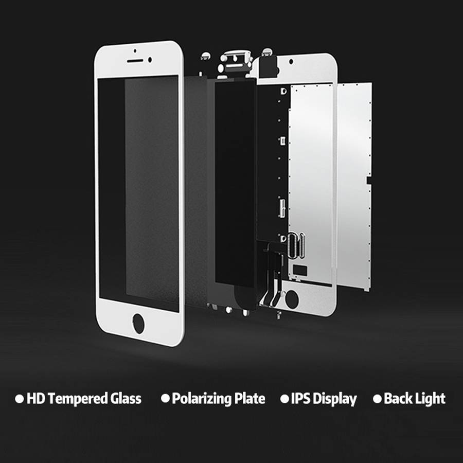 For iPhone SE 2020 Original LCD Screen (Black)