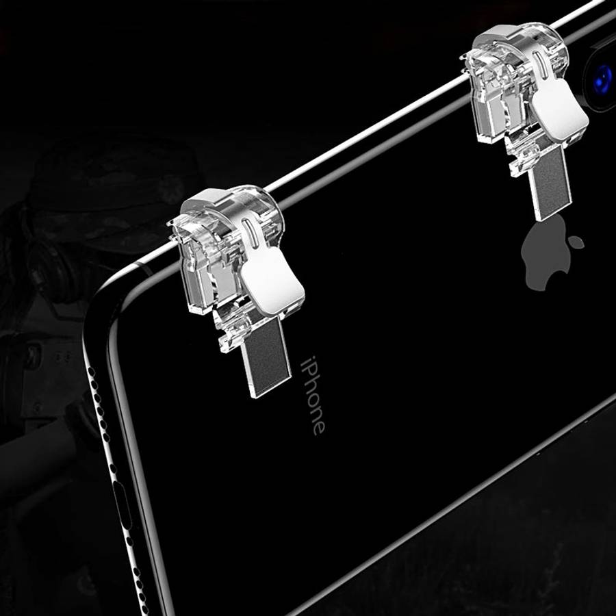 2 PCS TOTUDESIGN Mobile Phone PUBG Game Gaming Trigger Aim Keys L1R1 Controller Shooter