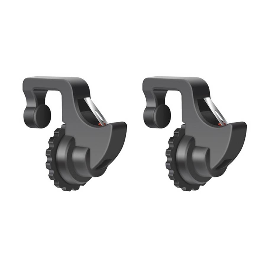 Eat Chicken Mobile Phone Trigger Shooting Controller Button Handle with Phone Holder(Black)