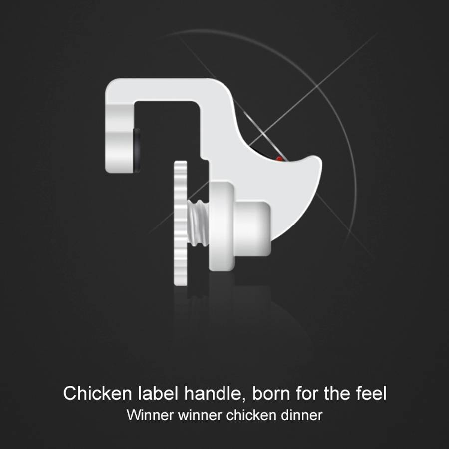 Eat Chicken Mobile Phone Trigger Shooting Controller Button Handle with Phone Holder(Black)