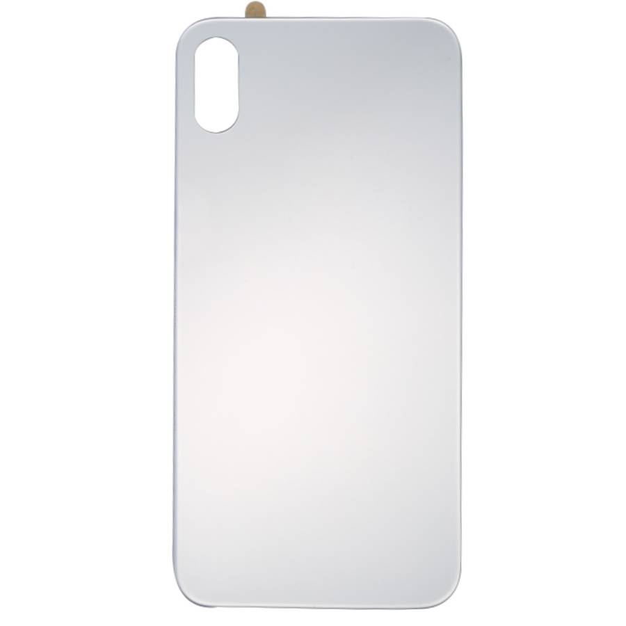 Glass Mirror Surface Battery Back Cover for iPhone X(Silver)