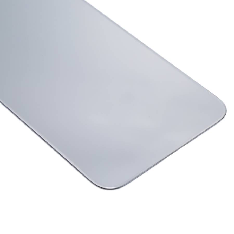Glass Mirror Surface Battery Back Cover for iPhone X(Silver)