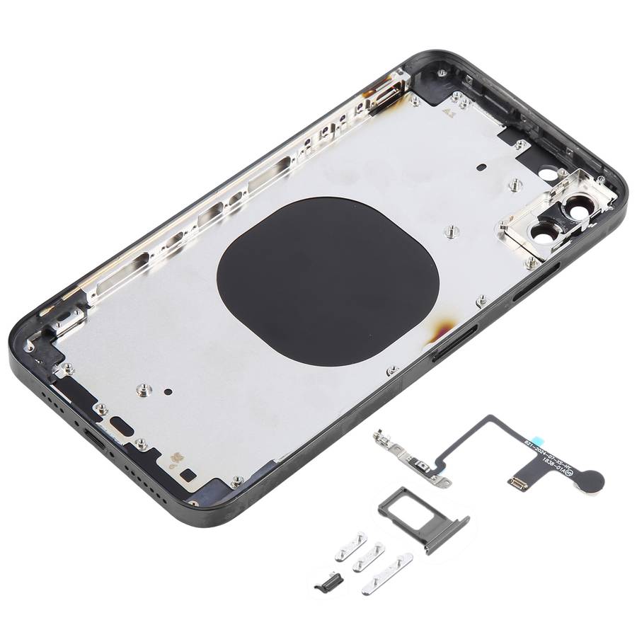 Back Cover with Appearance Imitation of iP14 Pro Max for iPhone XS Max(Black)
