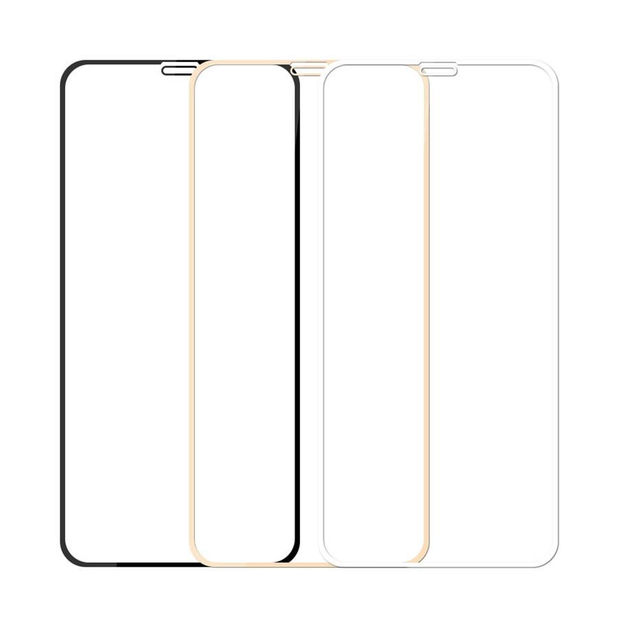 For iPhone 11 Pro / XS / X MOFI 9H Surface Hardness 2.5D Arc Edge Explosion-proof Full ... (Black)