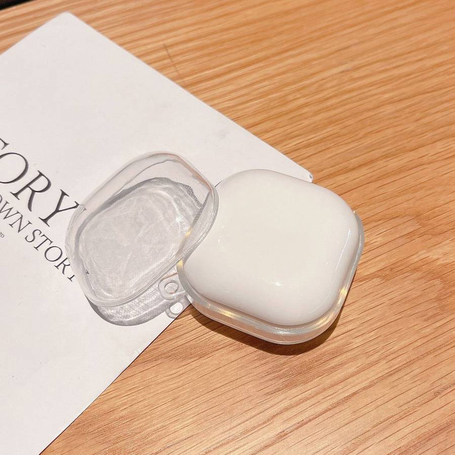 Wireless Earphones Transparent Anti-fall TPU Protective Case with Hook For Samsung Galaxy Buds Liv