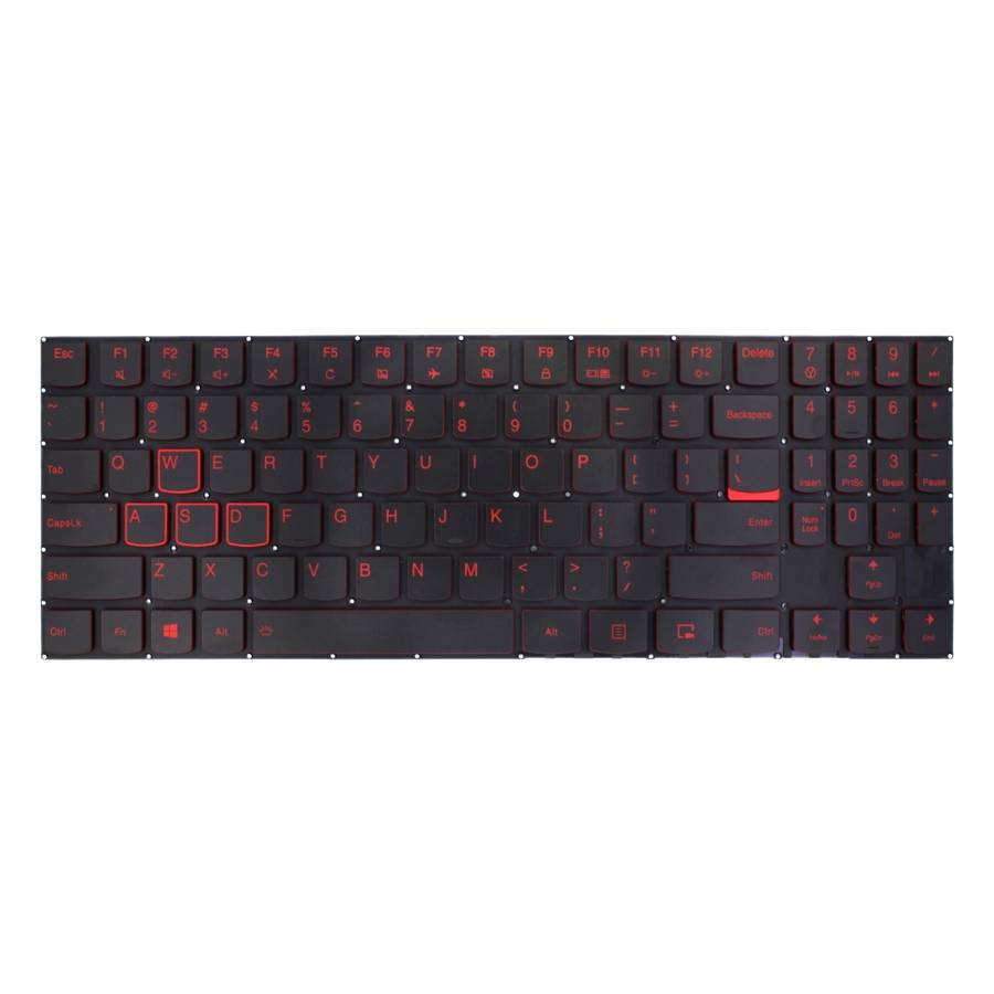 US Keyboard with Backlight for Lenovo Legion Y520 Y520-15IKB Y720 Y720-15IKB R720 R720-15IKB (Black)