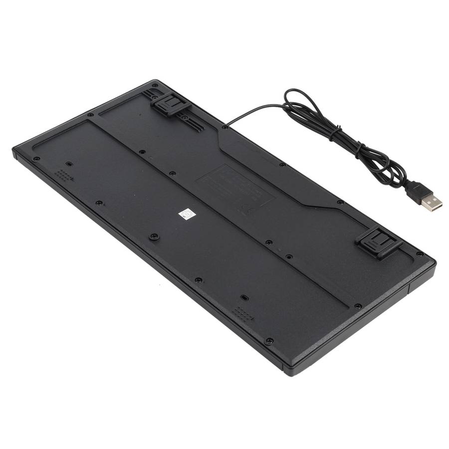 KB-301A Multimedia Notebook Mini Wired Keyboard, English Version (Black)
