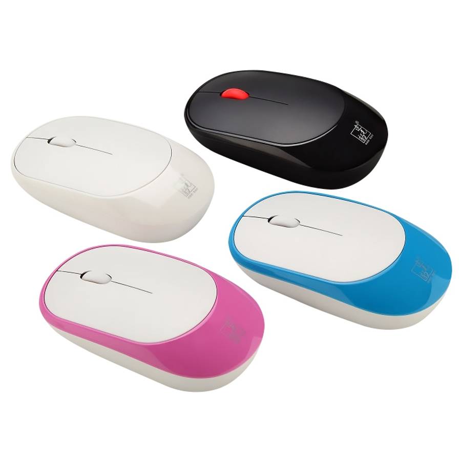 ZGB 360 2.4G Computer Laptop Wireless Chargeable Mini Mouse 1000dpi(Black)