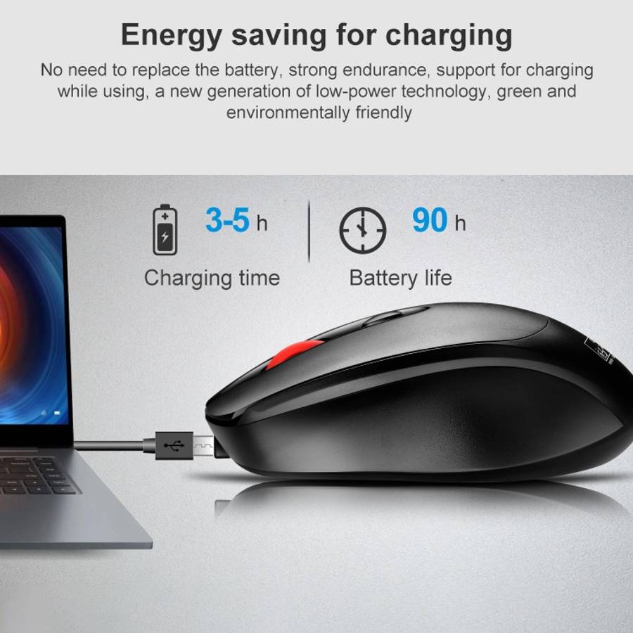 ZGB 361 2.4G Wireless Chargeable Mini Mouse 1600dpi (Black)