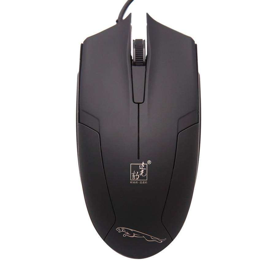 Chasing Leopard 119 USB Universal Wired Optical Gaming Mouse, Length: 1.45m(Black)