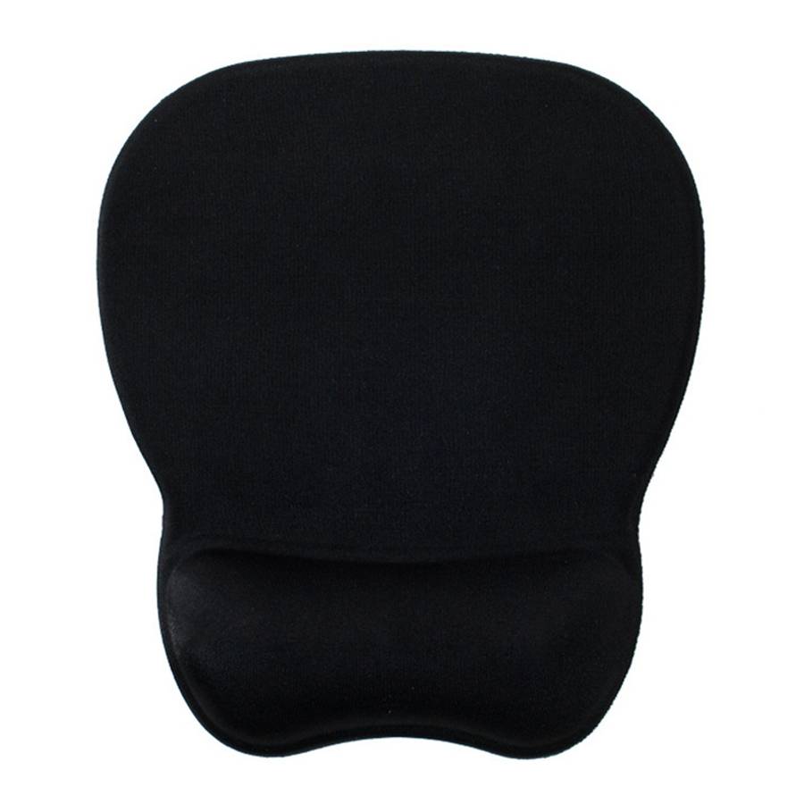 MONTIAN MF-01 Oval Slow Rebound Memory Cotton Soft Bracer Mouse Pad(Black)