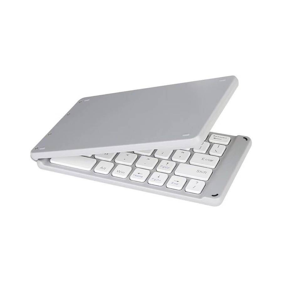K018 USB Charging Foldable 67 Keys Bluetooth Wireless Keyboard (Black)