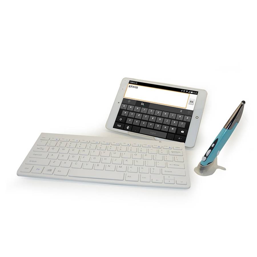 KM-909 2.4GHz Wireless Multimedia Keyboard + Wireless Optical Pen Mouse with USB Receiver Set for Co