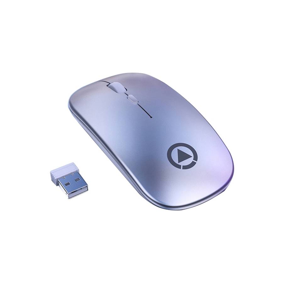 YINDIAO A2 2.4GHz 1600DPI 3-modes Adjustable Wireless Silent Mouse, Battery Powered(Black)