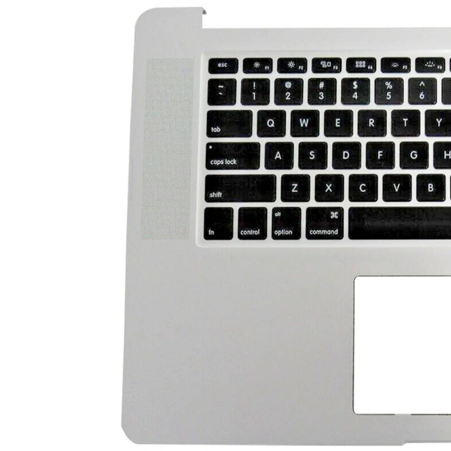 For Macbook Pro 15 A1398 2013 2014 US Keyboard with C Shell (Silver)