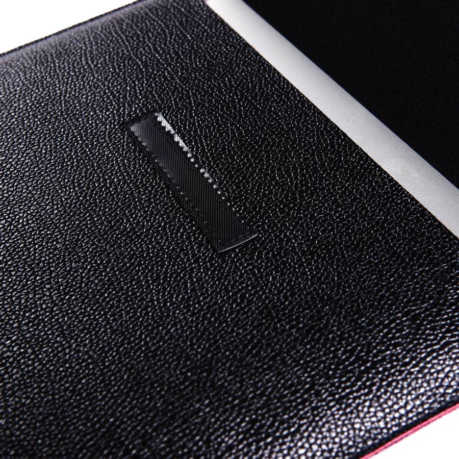 ENKAY Vertical Section Ultra-light Ultra-thin PU Leather Liner Bag Computer Bag Protec ... (Black)