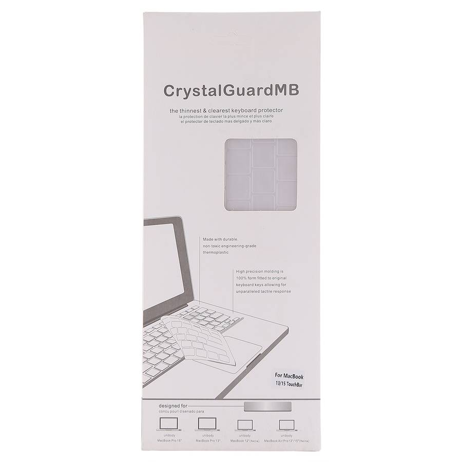 Keyboard Protector Silica Gel Film for MacBook Pro 13 / 15 with Touch Bar (A1706 ... (Transparent)