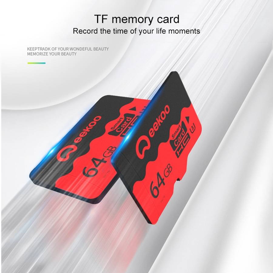eekoo 64GB U3 TF(Micro SD) Memory Card, Minimum Write Speed: 30MB / s, Flagship Version