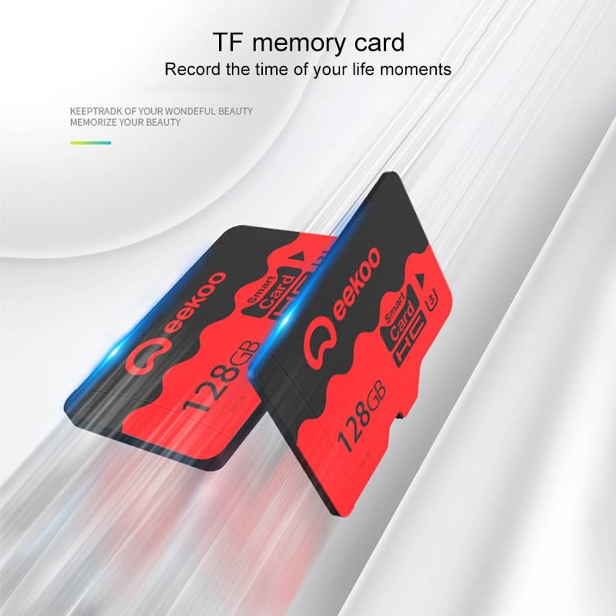 eekoo 128GB U3 TF(Micro SD) Memory Card, Minimum Write Speed: 30MB / s, Flagship Version