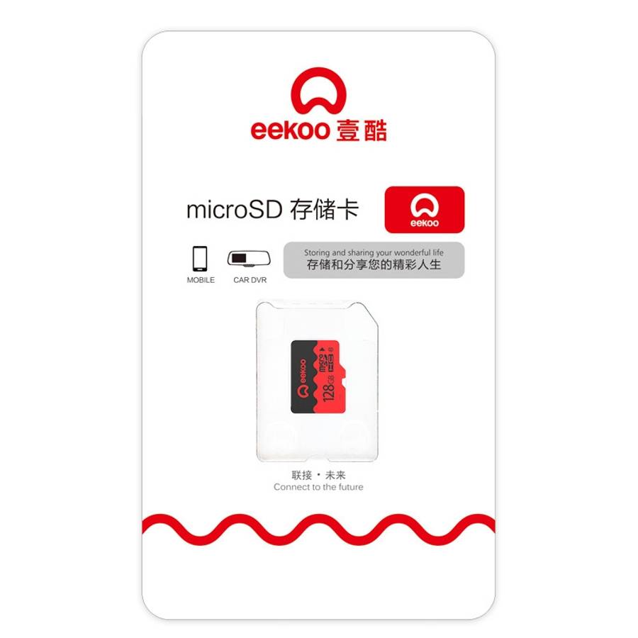 eekoo 128GB U3 TF(Micro SD) Memory Card, Minimum Write Speed: 30MB / s, Flagship Version