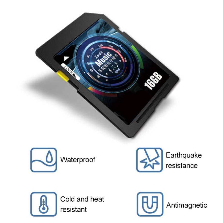 Zsuit 64GB High Speed Class10 Car Audio and Video SD Memory Card