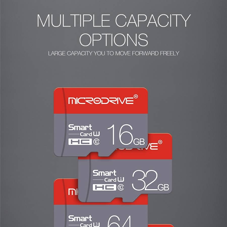 Microdrive 128GB High Speed Class 10 Micro SD(TF) Memory Card