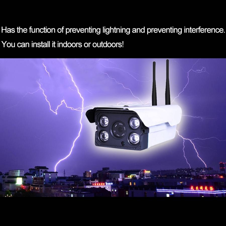 J-02100 1.0MP Dual Antenna Smart Wireless Wifi IP Camera, Support Infrared Night Vi ... (64GB Max)