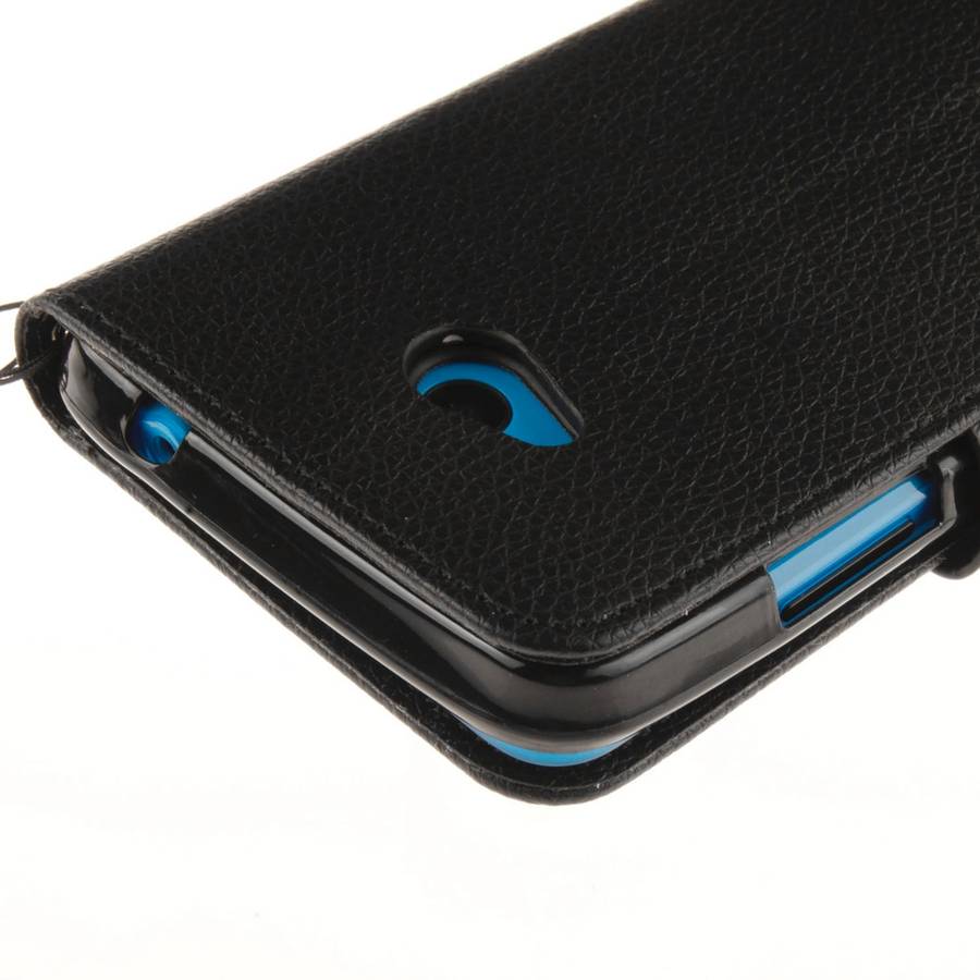 For Microsoft Lumia 640 Litchi Texture Horizontal Flip Leather Case with Holder & Card ... (Black)