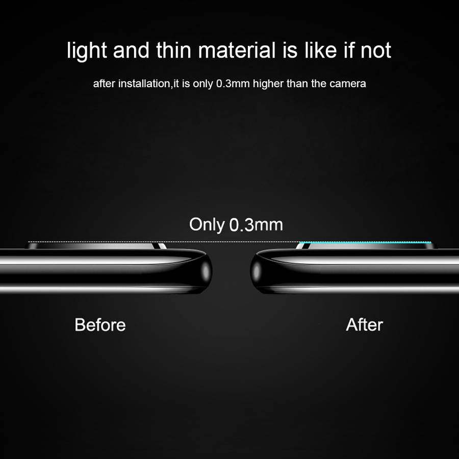 10 PCS For OPPO Realme 5 2.5D Transparent Rear Camera Lens Protector Tempered Glass Film
