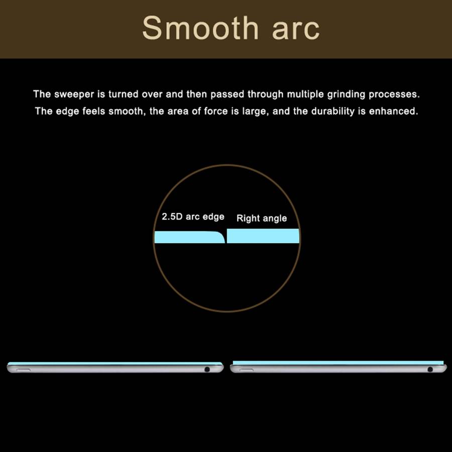 2 PCS 0.26mm 9H Surface Hardness 2.5D Explosion-proof Tempered Glass Film for iPad Pro 12.9 2018/2