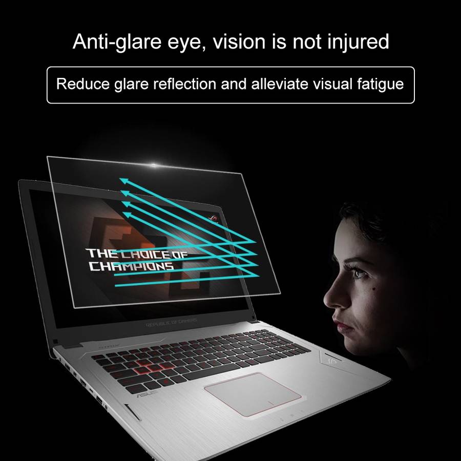 Laptop Screen HD Tempered Glass Protective Film for ASUS ROG GL702VM (7th Gen Intel Core) 17.3 inc