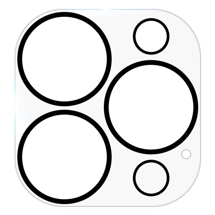 For iPhone 13 Pro Max 50pcs HD Anti-glare Rear Camera Lens Protector Tempered Glass Film