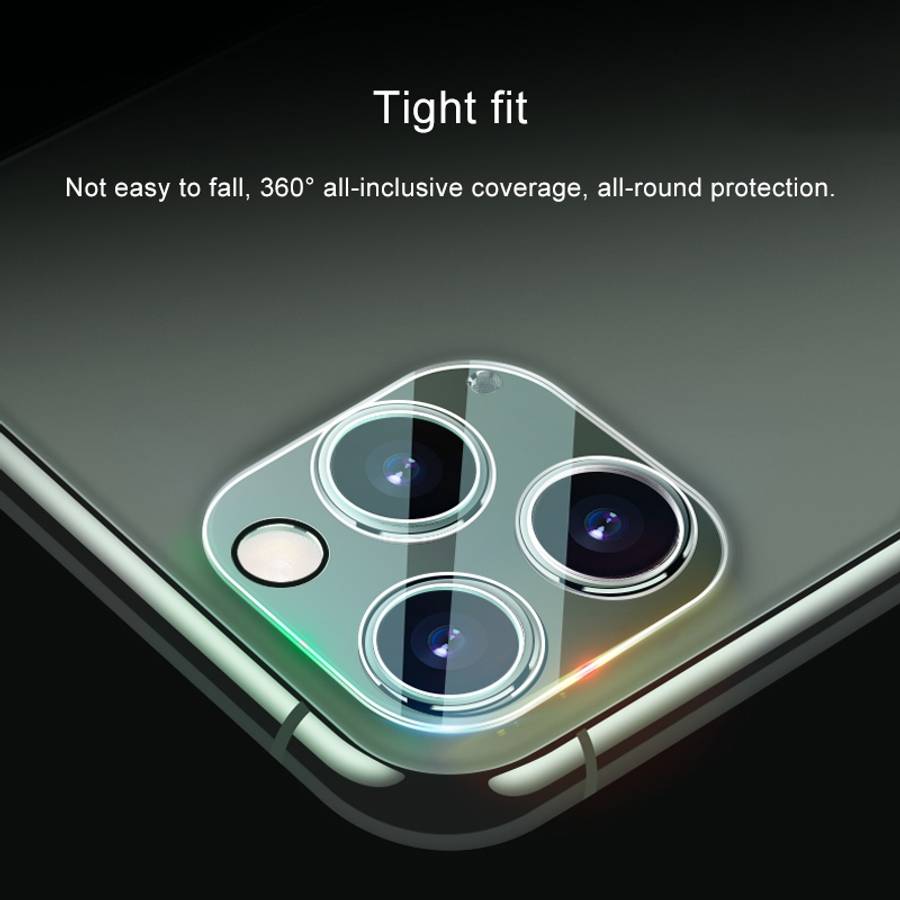 For iPhone 12 Pro 50pcs HD Rear Camera Lens Protector Tempered Glass Film