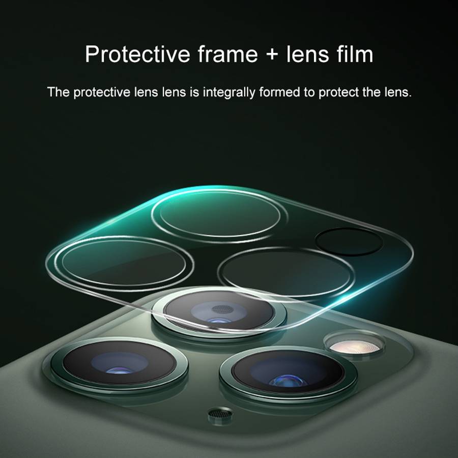 For iPhone 12 Pro Max 50pcs HD Rear Camera Lens Protector Tempered Glass Film