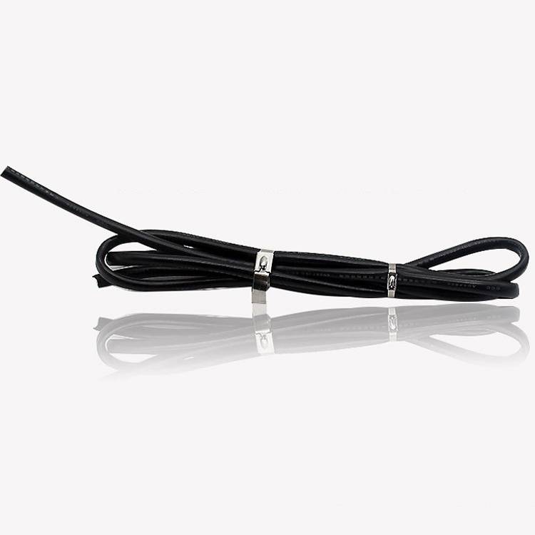 100 PCS 4.6x550mm Stainless Steel Metal Cable Ties Tie Zip Wrap Exhaust Heat Straps Induction Pipe
