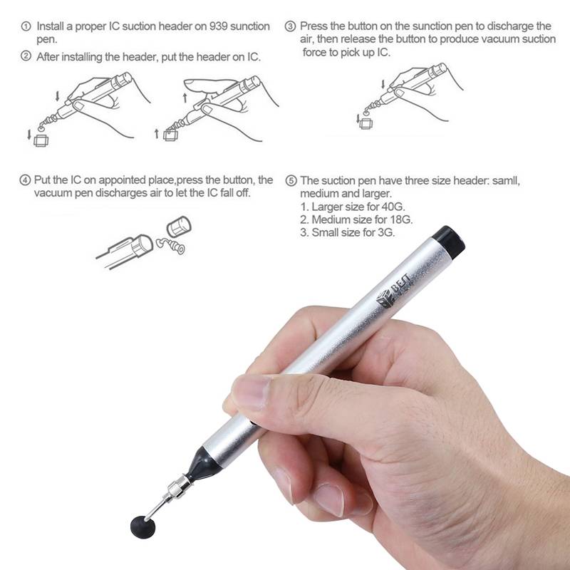 BEST Vacuum Suction Pen Suction Pump IC Suction Pen