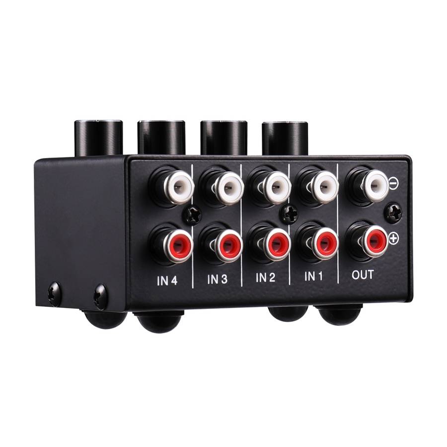 LINEPAUDIO B896 Four-channel Sassive Mixer (Black)