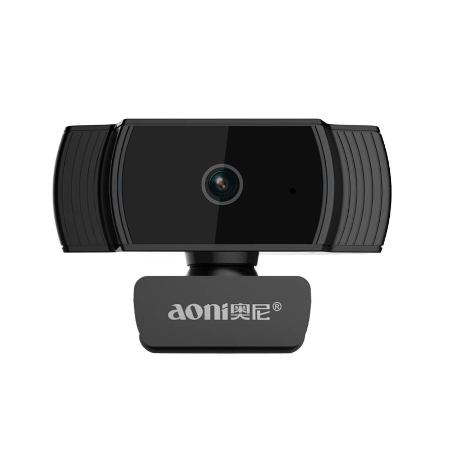 Aoni A20 FHD 1080P IPTV WebCam Teleconference Teaching Live Broadcast Computer Camera ... (Black)