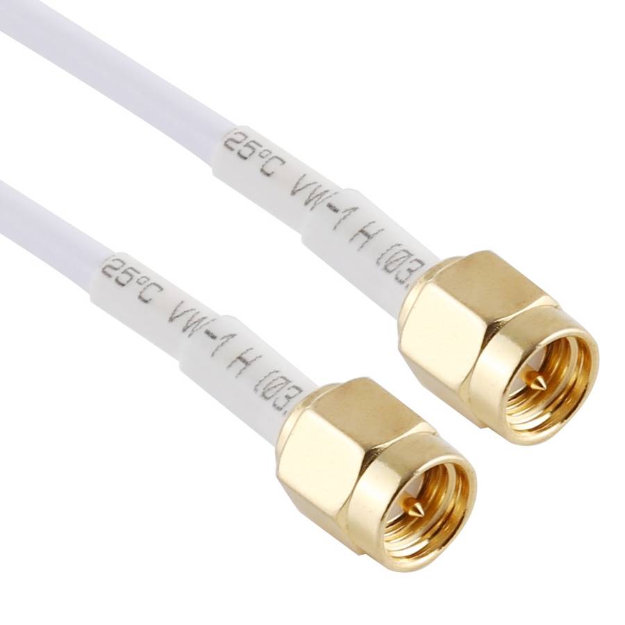 4G LTE WiFi 12DBi Omni External Barrel Antenna with SMA Male(White)