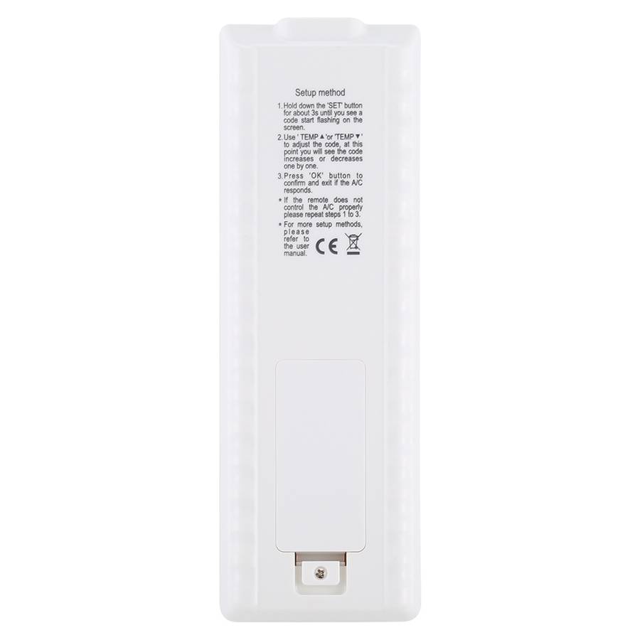 Chunghop K-2988E Universal A/C Remote Controller with Flashlight