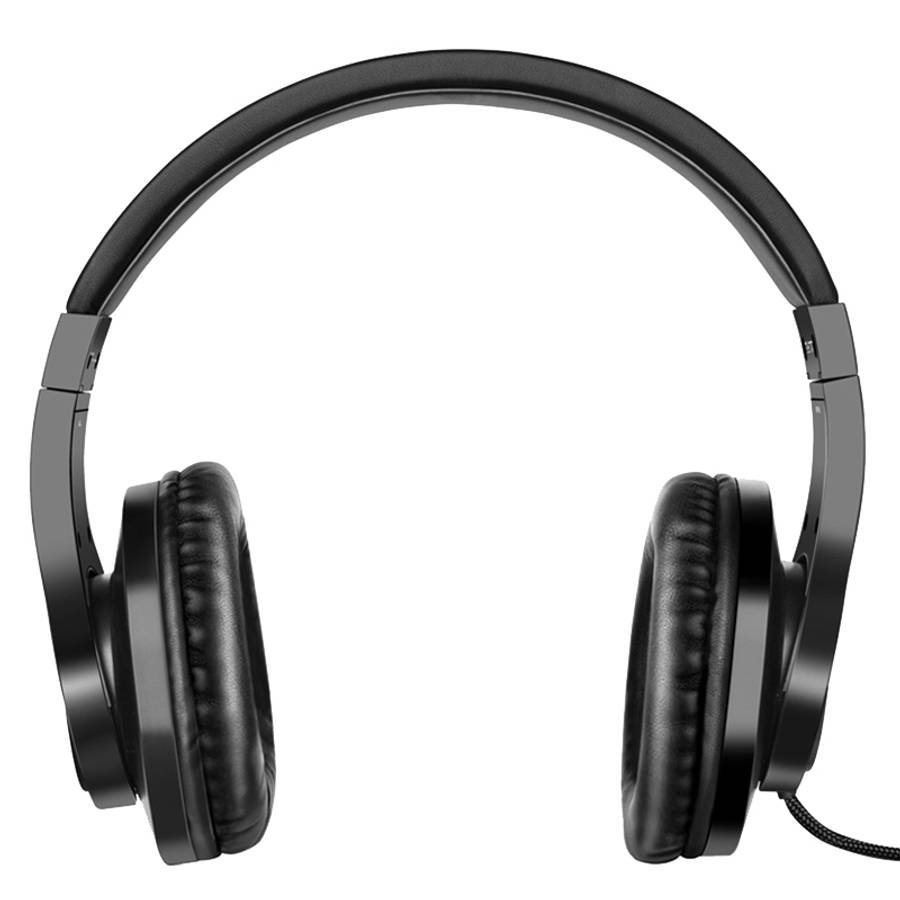OneOdio T3 Head-mounted Noise Reduction Wired Headphone with Microphone(Black)
