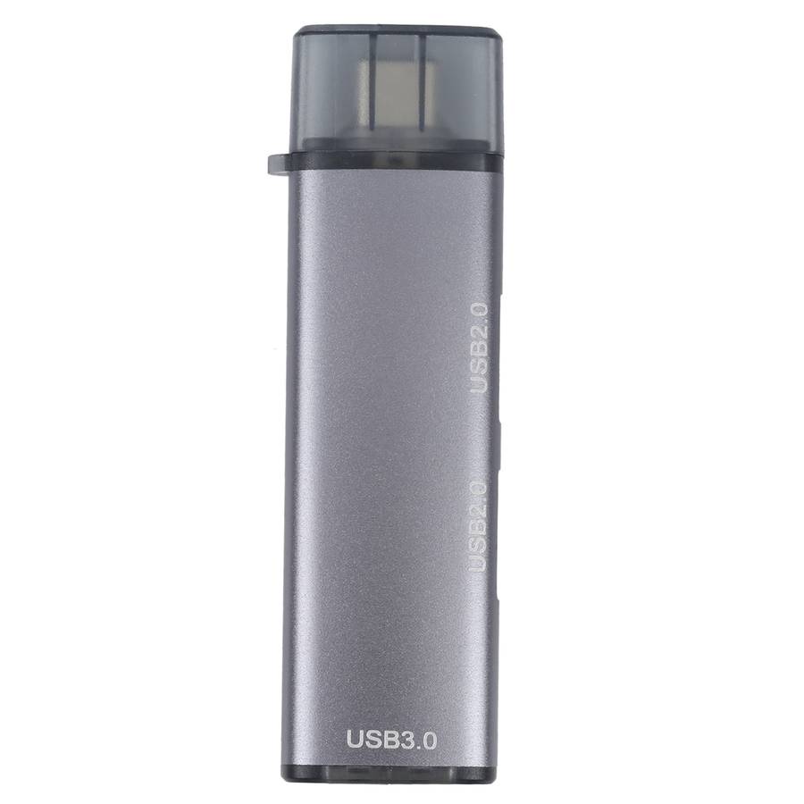 3 Ports USB 2.0 x 2 + USB 3.0 to USB-C / Type-C HUB Adapter