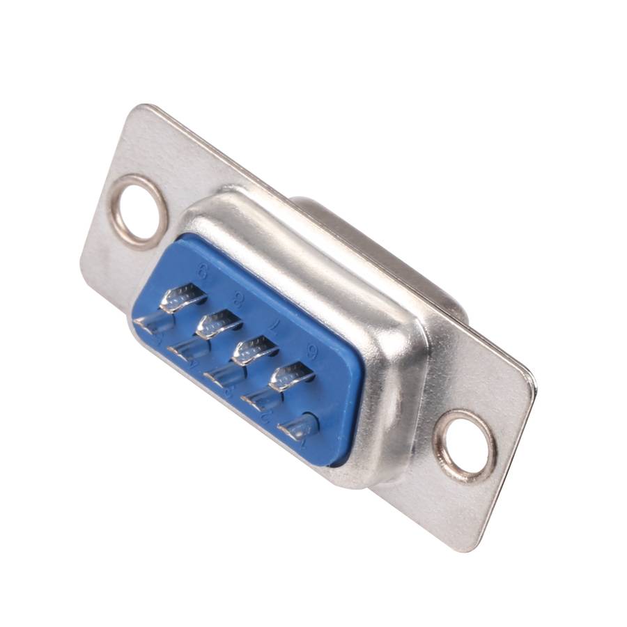 10 PCS DB9 Female Plug Weld Type Connector