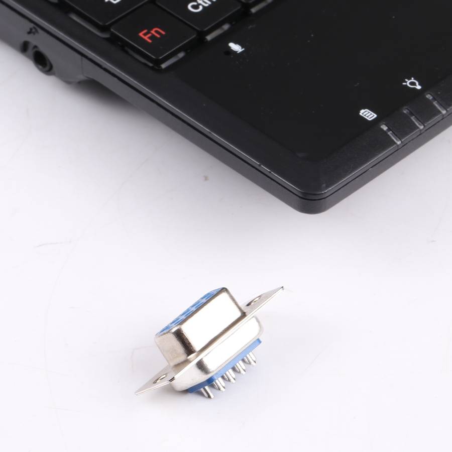 10 PCS DB9 Female Plug Weld Type Connector